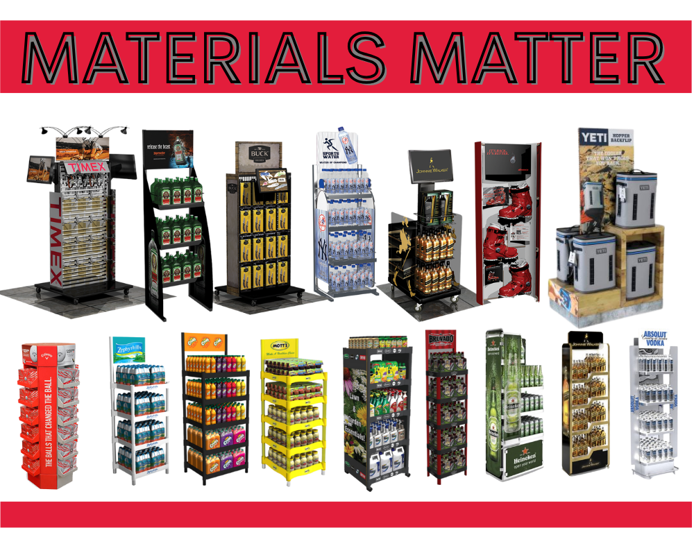 Display Material Selection